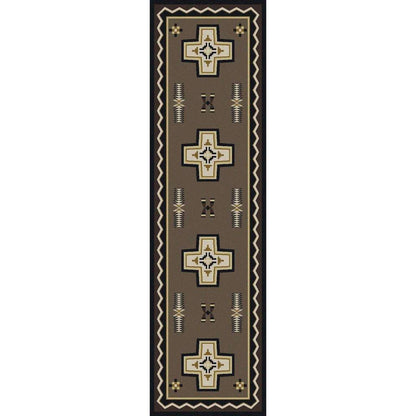 Saint Kateri Rug – Taupe – detail view