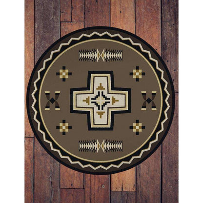Saint Kateri Rug – Taupe – room setting