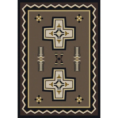 Saint Kateri Rug – Taupe – cabin lodge area rug
