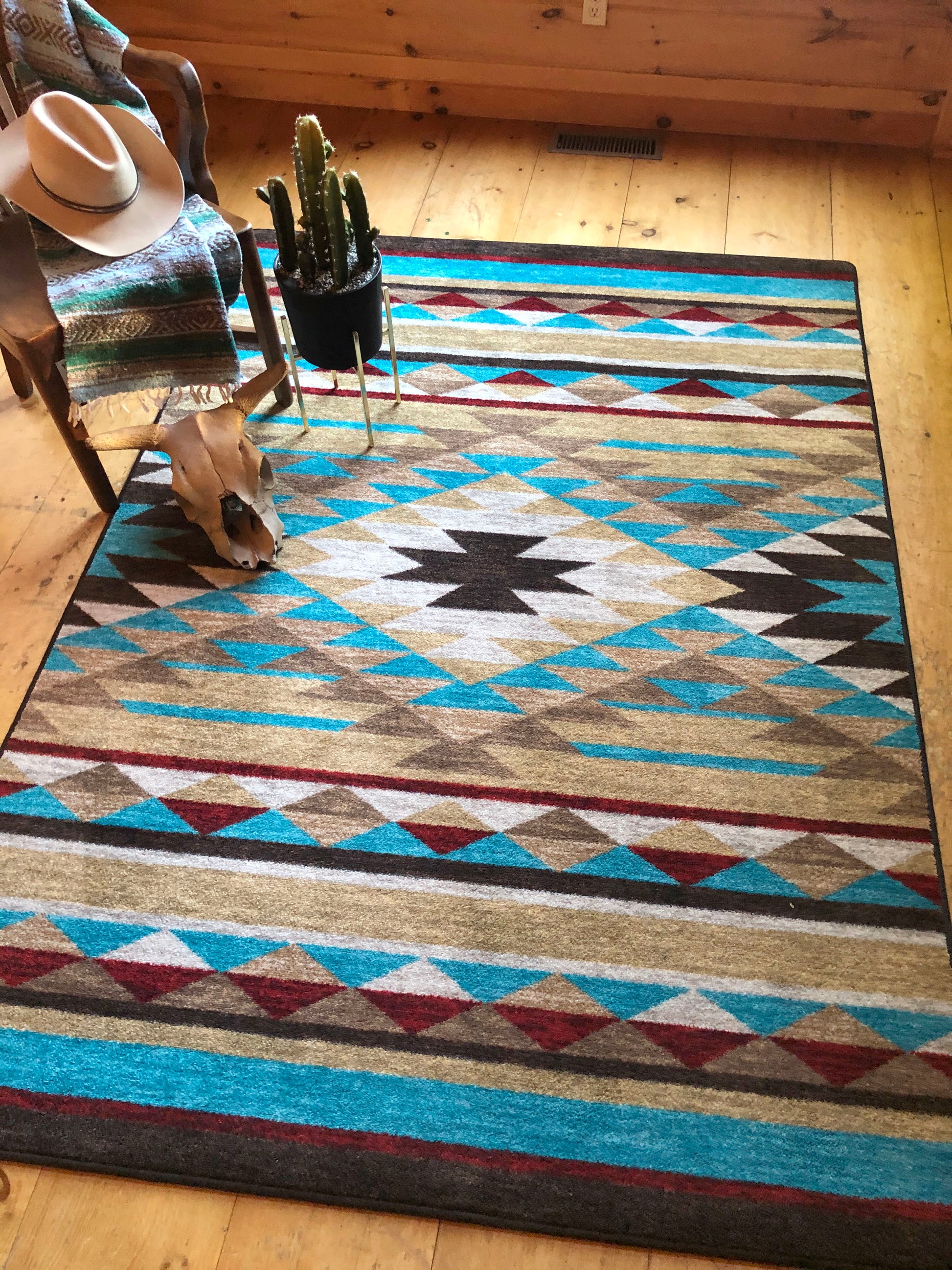 Sallisaw OKA Rug – Mesa Tan – detail view