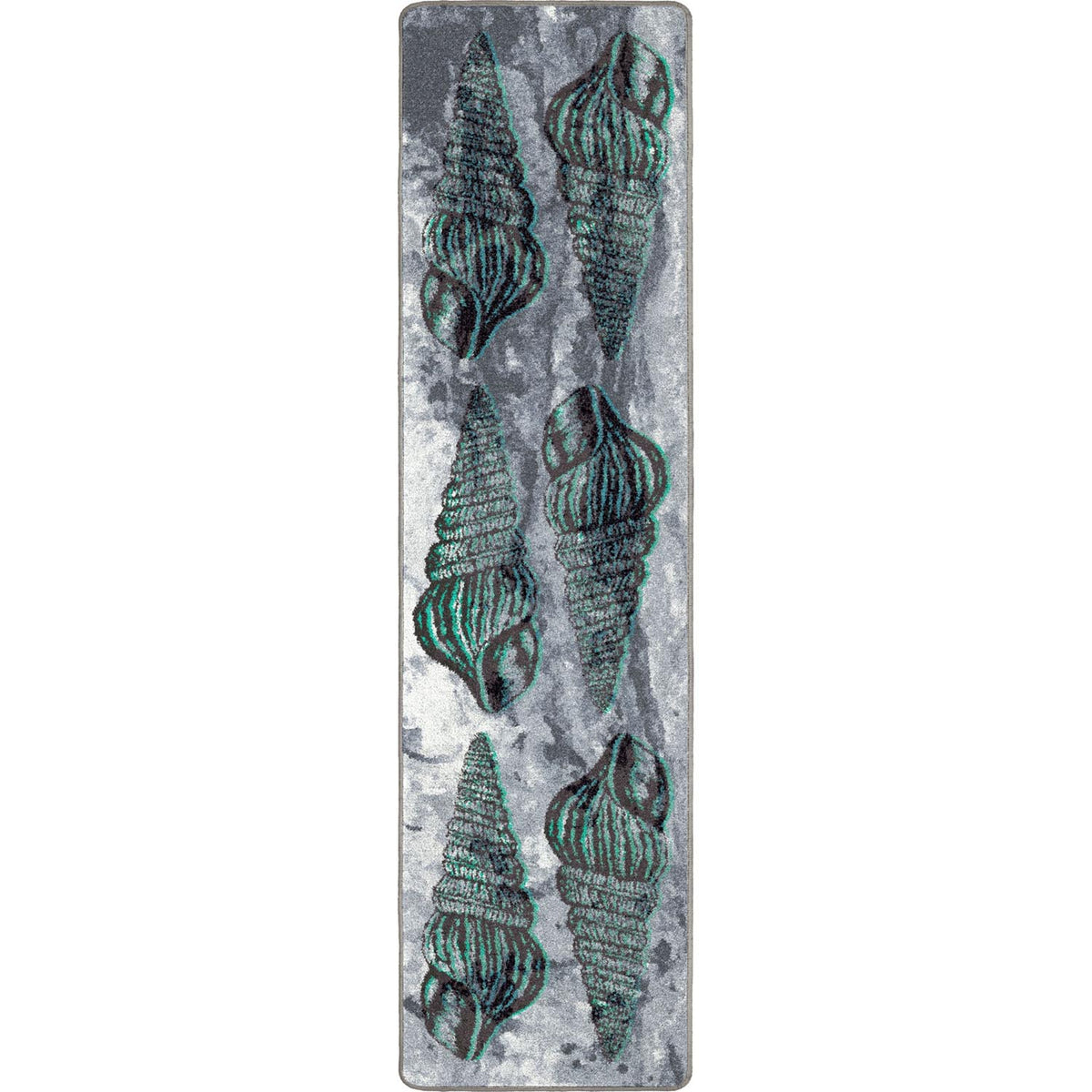 Sally Sold Rug – Gray and Aqua – lifestyle