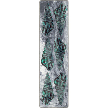 Sally Sold Rug – Gray and Aqua – lifestyle