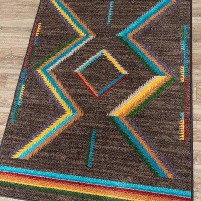 Sand Glass Rug – Bright – room setting
