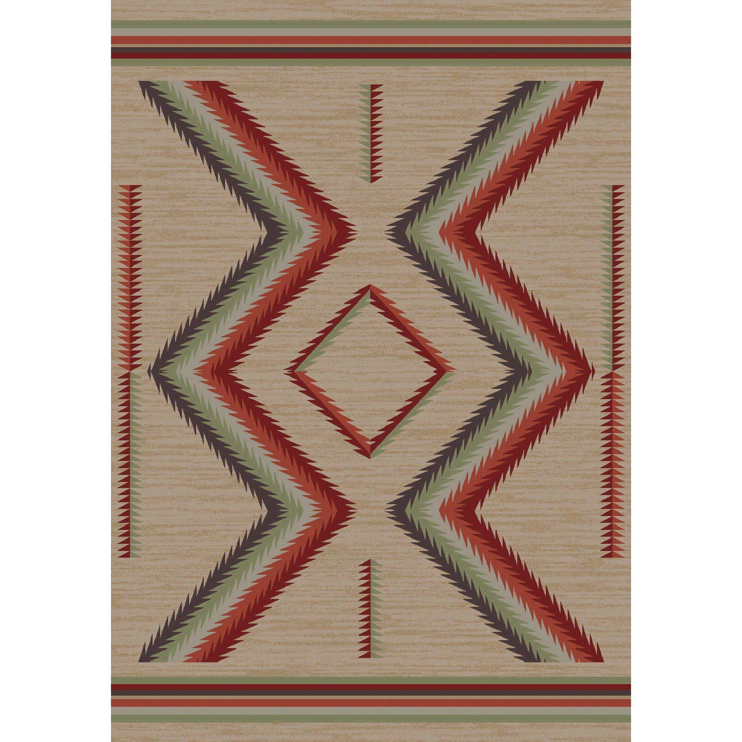 Sand Glass - Fall-CabinRugs Southwestern Rugs Wildlife Rugs Lodge Rugs Aztec RugsSouthwest Rugs