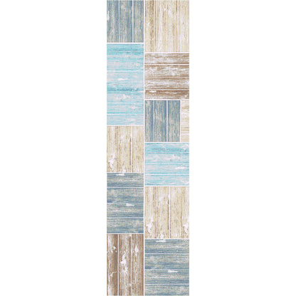 Sandy Memories Rug – Aqua – detail view