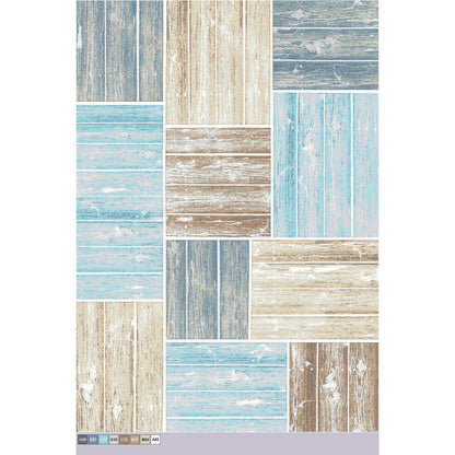 Sandy Memories Rug – Aqua – cabin lodge area rug