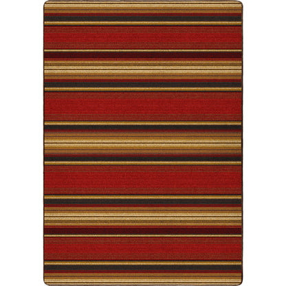 Santa Fe Stripe Rug – Multi – cabin lodge area rug