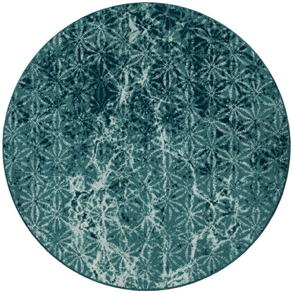 Sea Kissed Rug – Deep Waters – close up