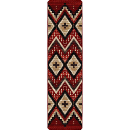 Seeker Rug – Fire Brick – alternate view