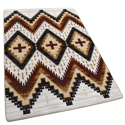 Seeker Rug – Flaxen – close up