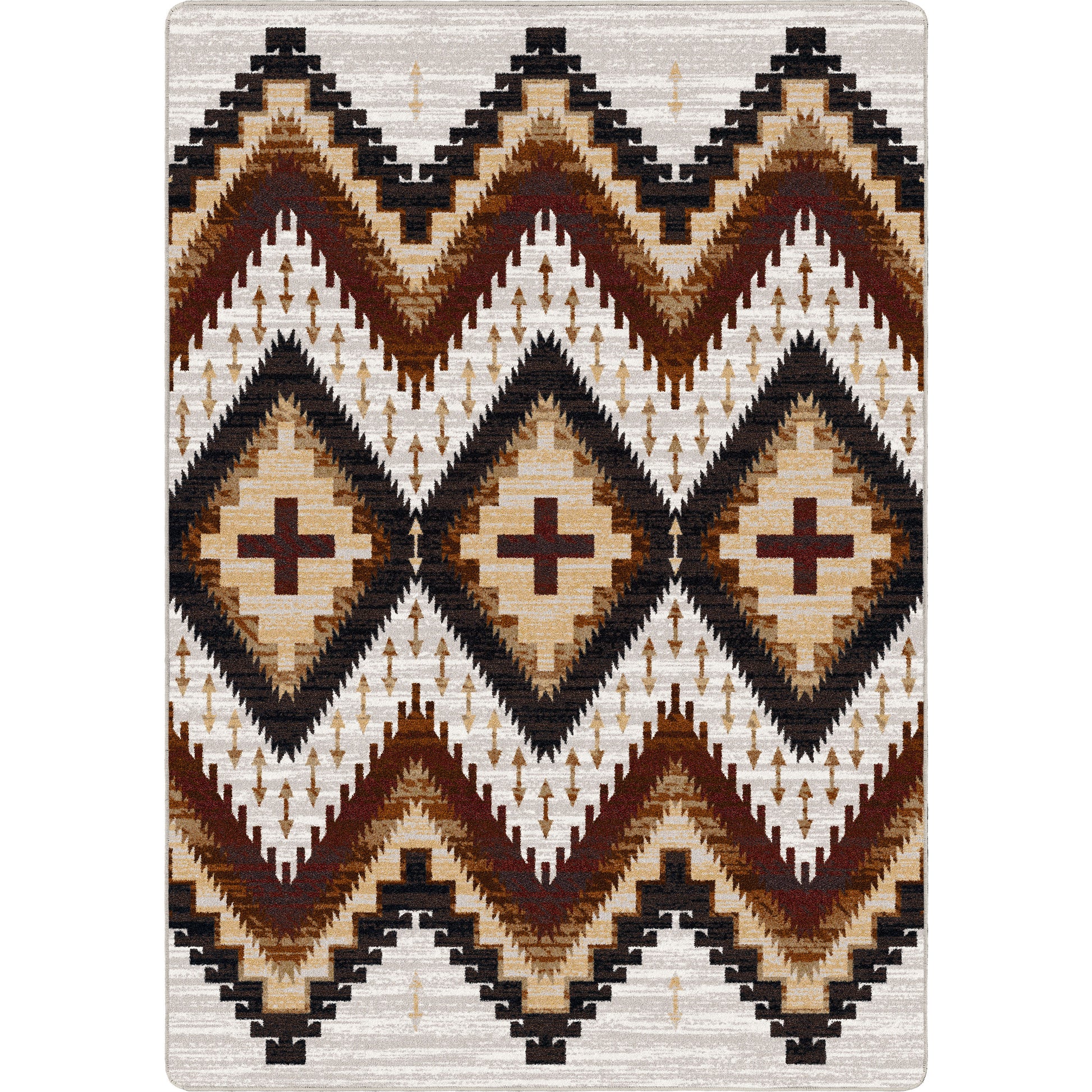 Seeker Rug – Flaxen – cabin lodge area rug