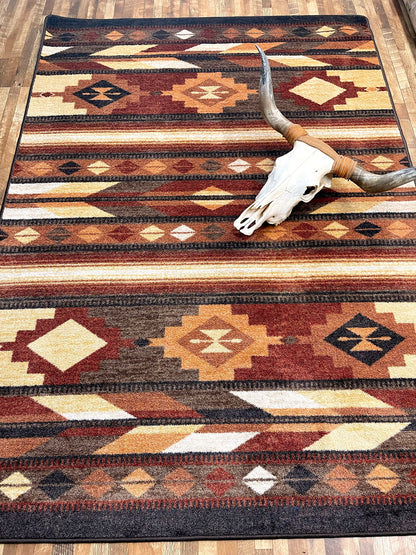 Shadows Rug – Red Rock – detail view