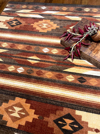 Shadows Rug – Red Rock – room setting