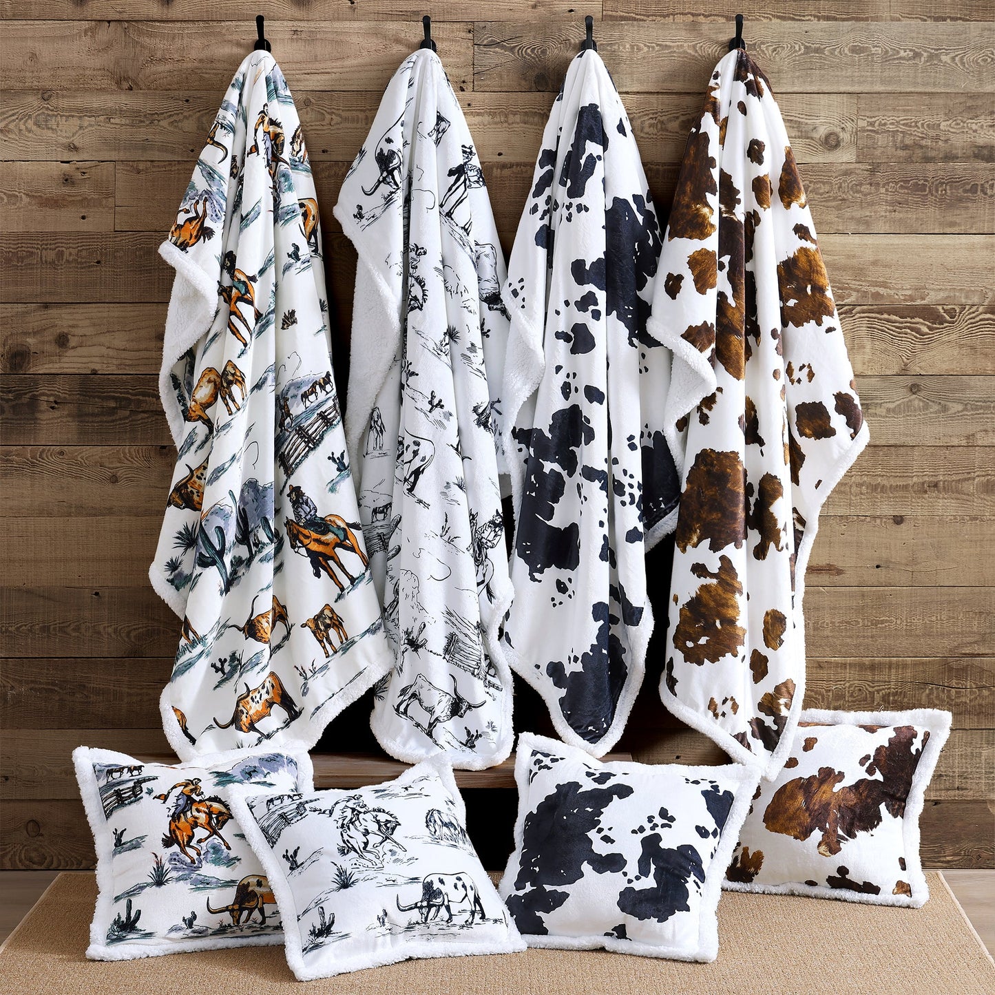 Joshua Campfire Sherpa Pillow