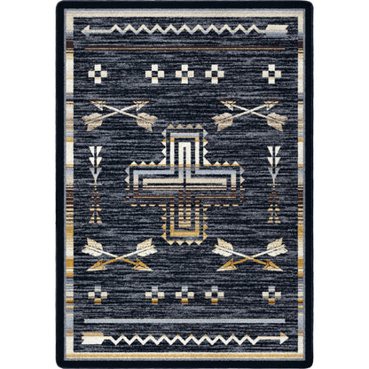 Shoot Me Straight Rug – Natural – cabin lodge area rug