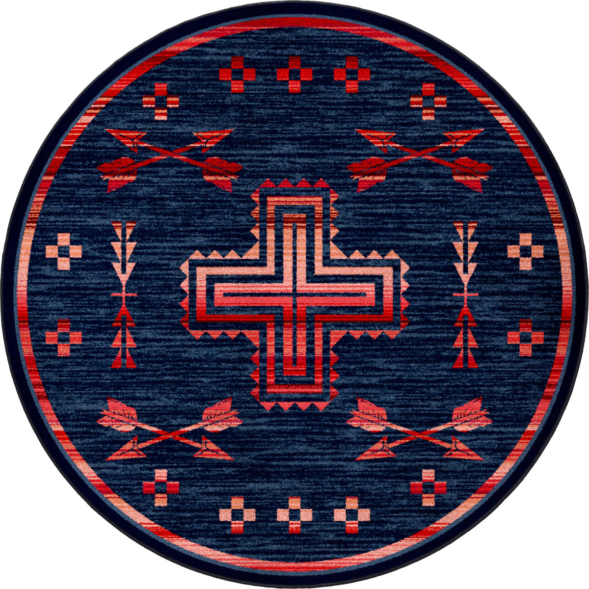 Shoot Me Straight Rug – Power Red – lifestyle
