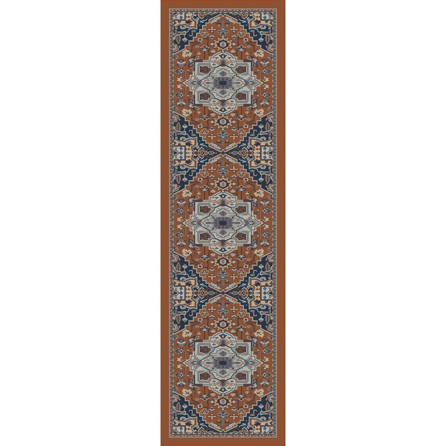 Silk Road - Caramel-CabinRugs Southwestern Rugs Wildlife Rugs Lodge Rugs Aztec RugsSouthwest Rugs