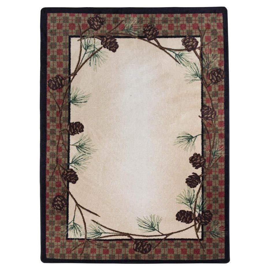 Simple Pines Rug – Natural – cabin lodge area rug