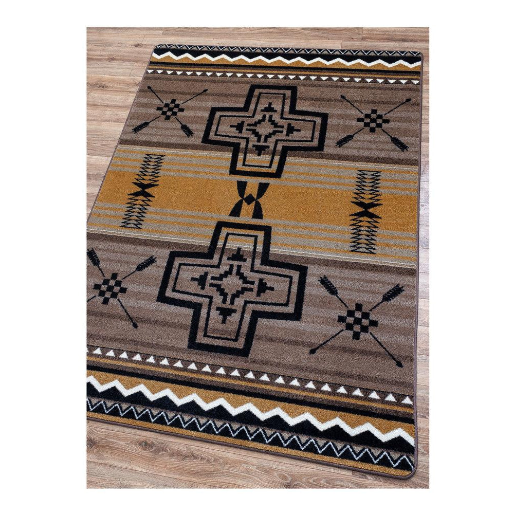 Southwest Abrazos Rug – Old Gold – alternate view