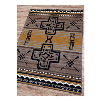 Southwest Abrazos Rug – Old Gold – alternate view