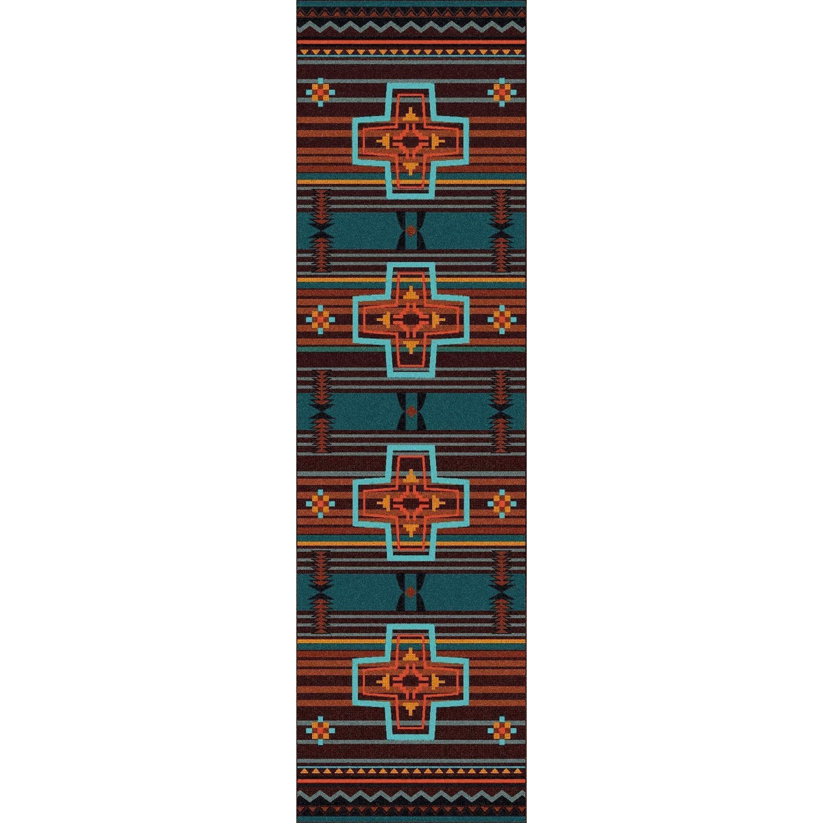 Southwest Abrazos Rug – Sunset – room setting