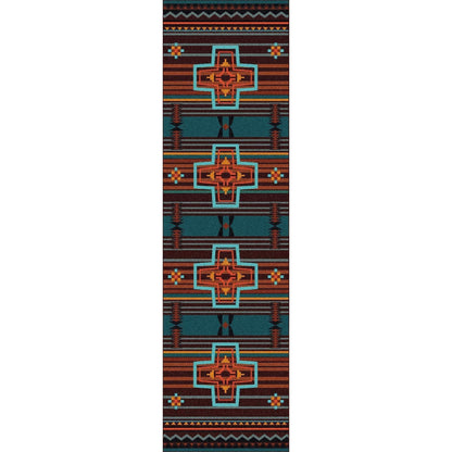 Southwest Abrazos Rug – Sunset – room setting