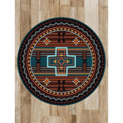 Southwest Abrazos Rug – Sunset – lifestyle