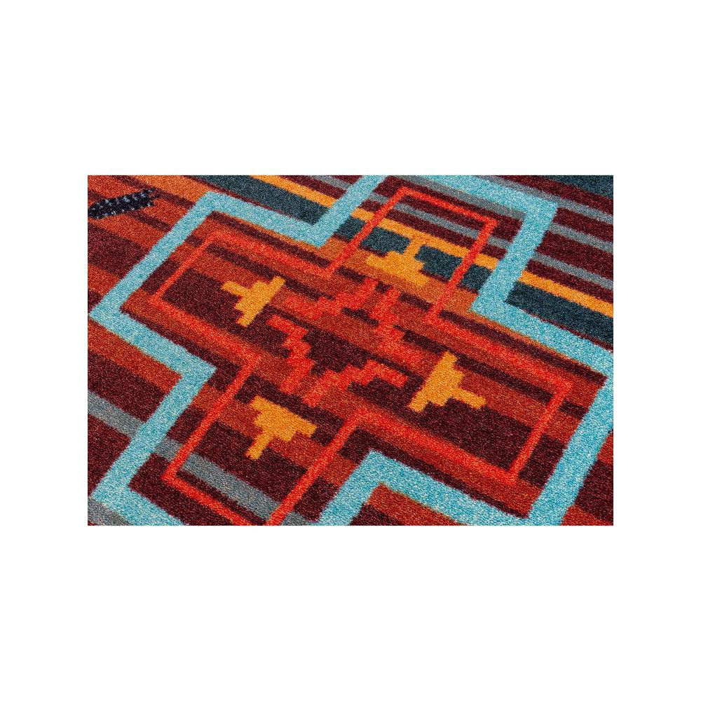 Southwest Abrazos Rug – Sunset – pattern detail