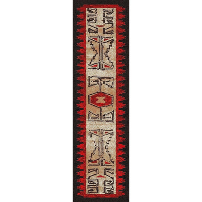 Southwest Ancients OKA Rug – Red – detail view