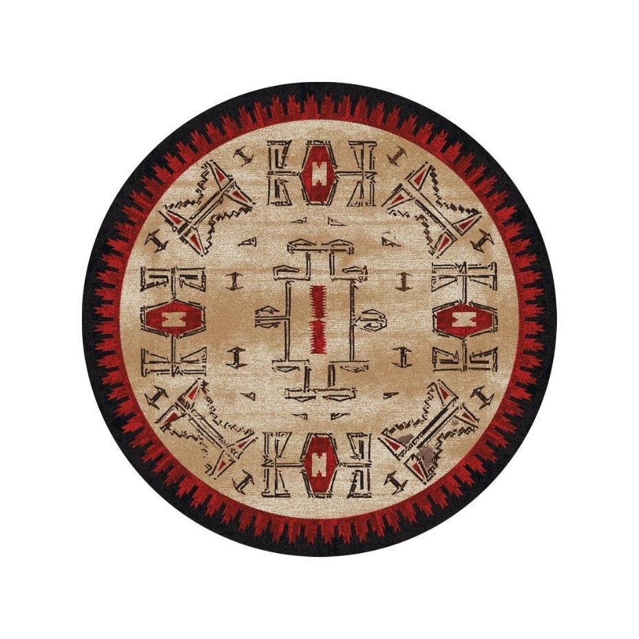 Southwest Ancients OKA Rug – Red – room setting