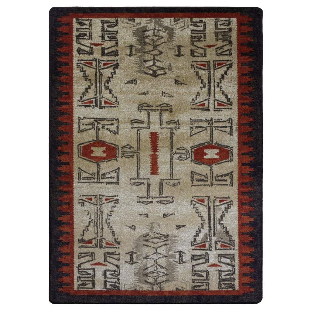 Southwest Ancients OKA Rug – Red – cabin lodge area rug