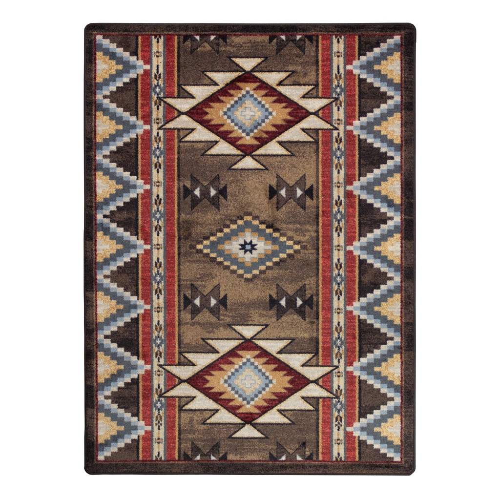 Southwest Archers Rug – Brown – cabin lodge area rug