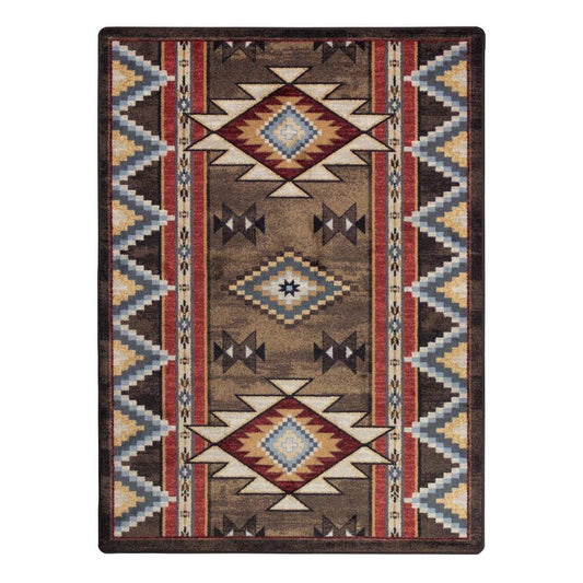 Southwest Archers Rug – Brown – cabin lodge area rug