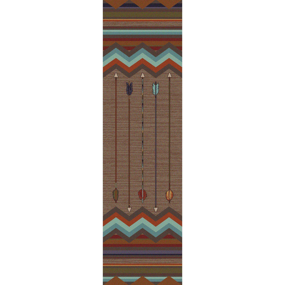 Southwest Rainbow Rug – Rainbow – detail view