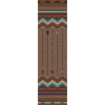 Southwest Rainbow Rug – Rainbow – detail view
