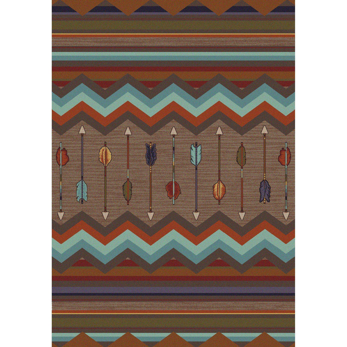 Southwest Rainbow Rug – Rainbow – cabin lodge area rug