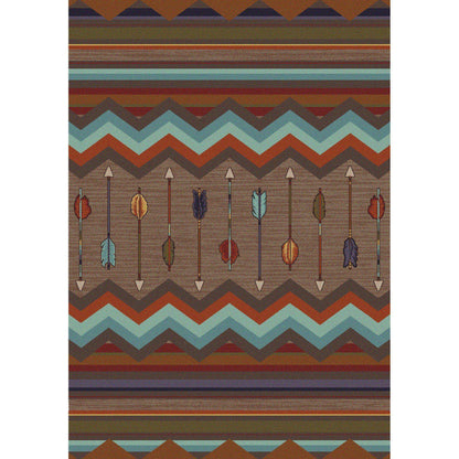 Southwest Rainbow Rug – Rainbow – cabin lodge area rug
