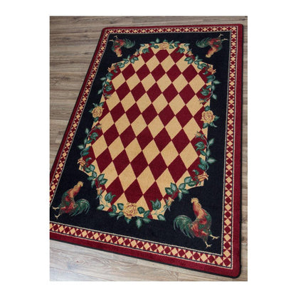 Southwestern Farm Rug – Red – alternate view