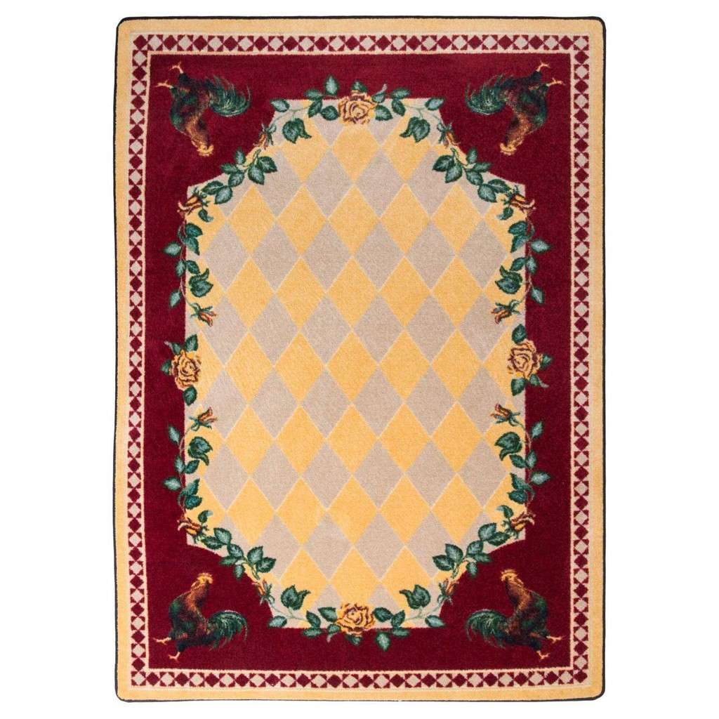 SouthWestern Farm - Yellow-CabinRugs Southwestern Rugs Wildlife Rugs Lodge Rugs Aztec RugsSouthwest Rugs