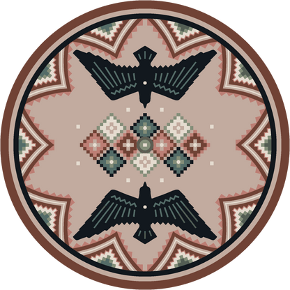 Spirit Dance Rug – Multi – cabin lodge area rug