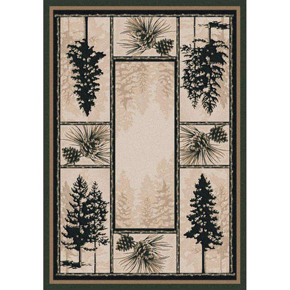 Stoic Forest Rug – Forest – cabin lodge area rug