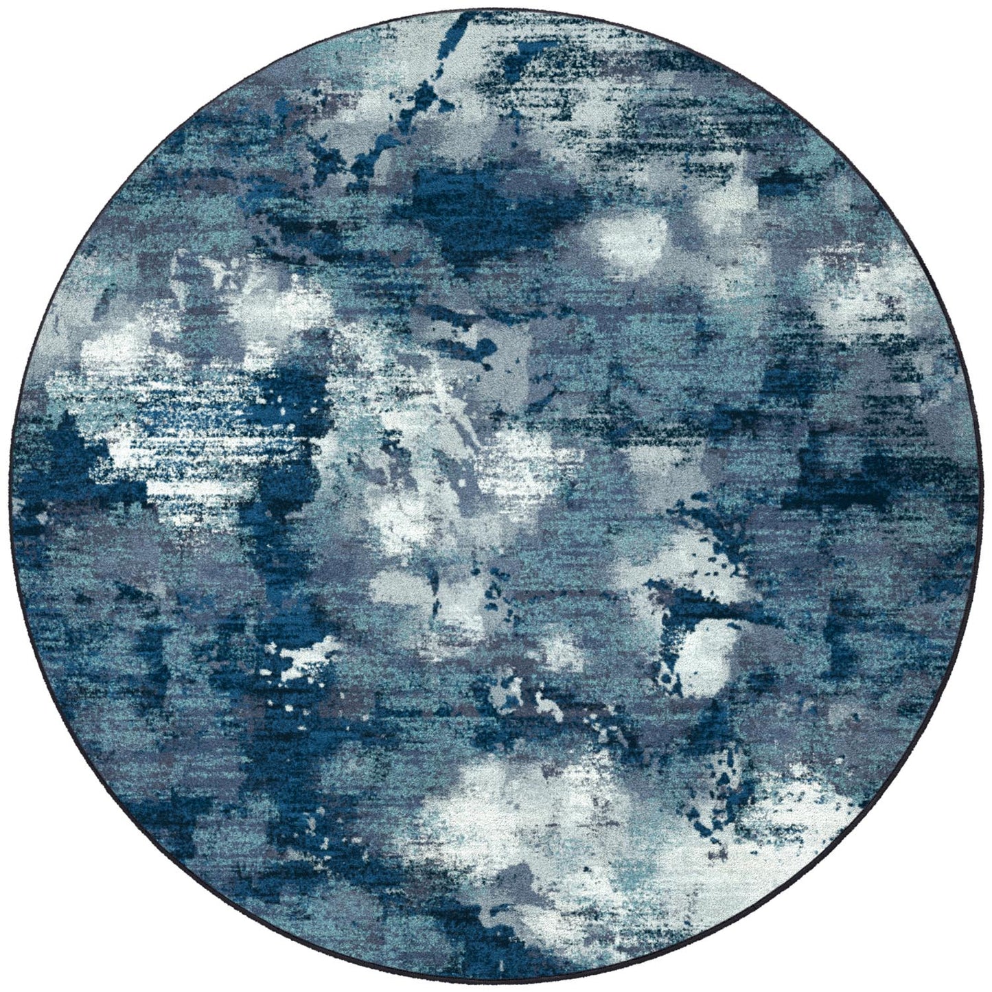 Stormy Rug – Blue Mist – close up