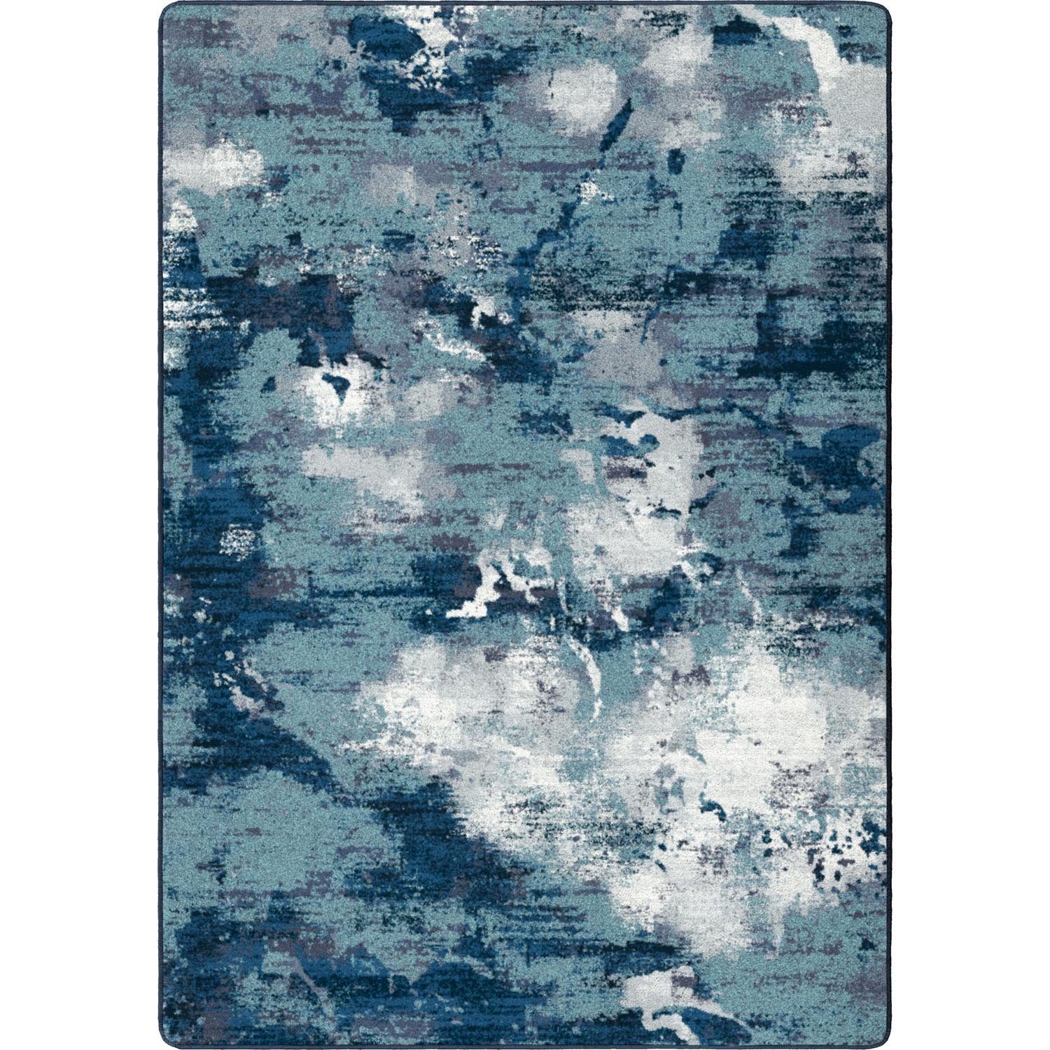 Stormy Rug – Blue Mist – cabin lodge area rug