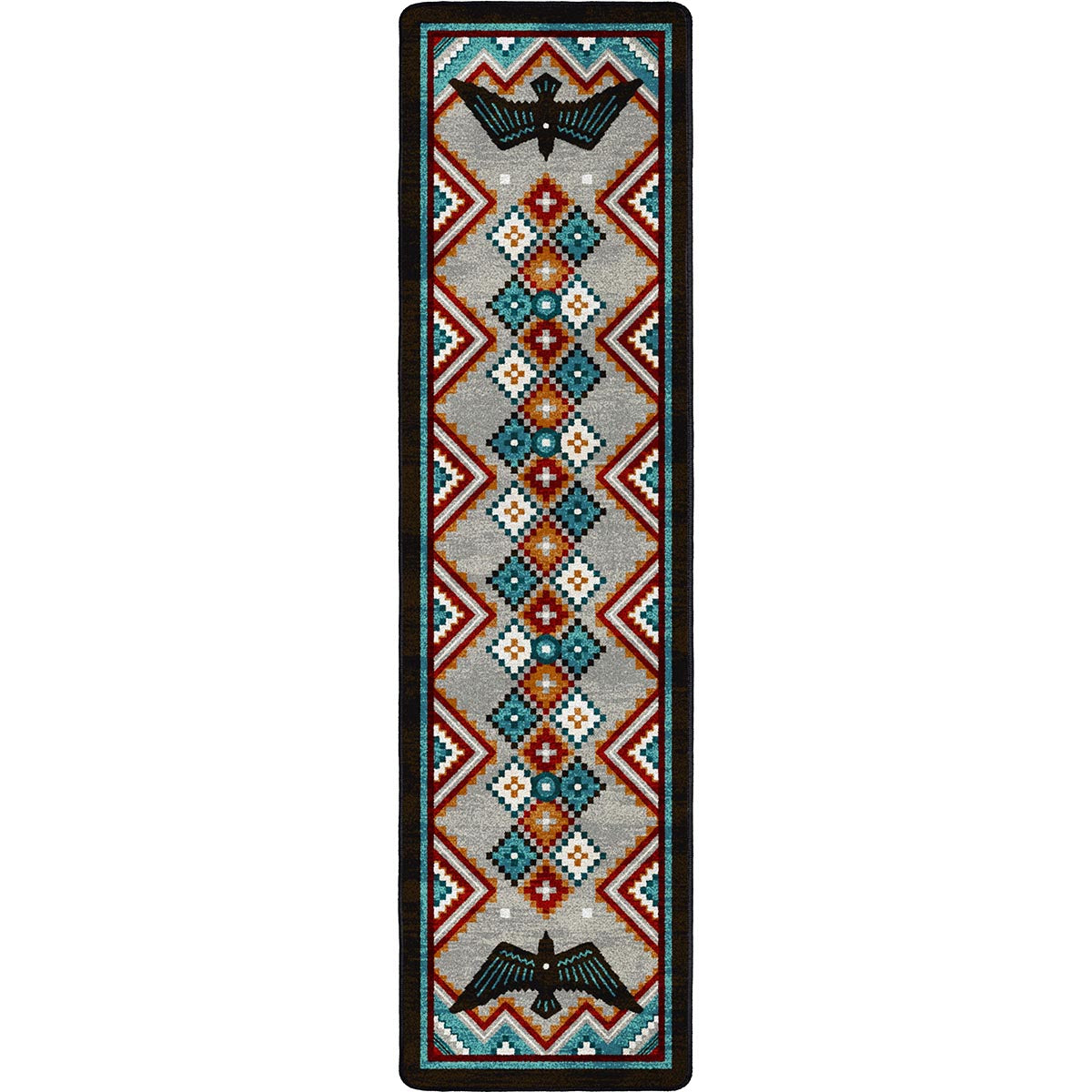 Sunset Dance OKA Rug – Electric – close up