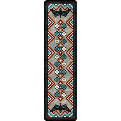 Sunset Dance OKA Rug – Electric – close up