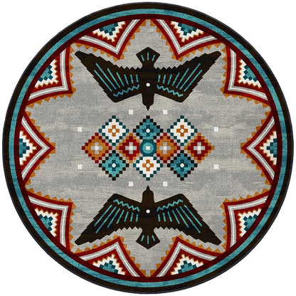 Sunset Dance OKA Rug – Electric – lifestyle