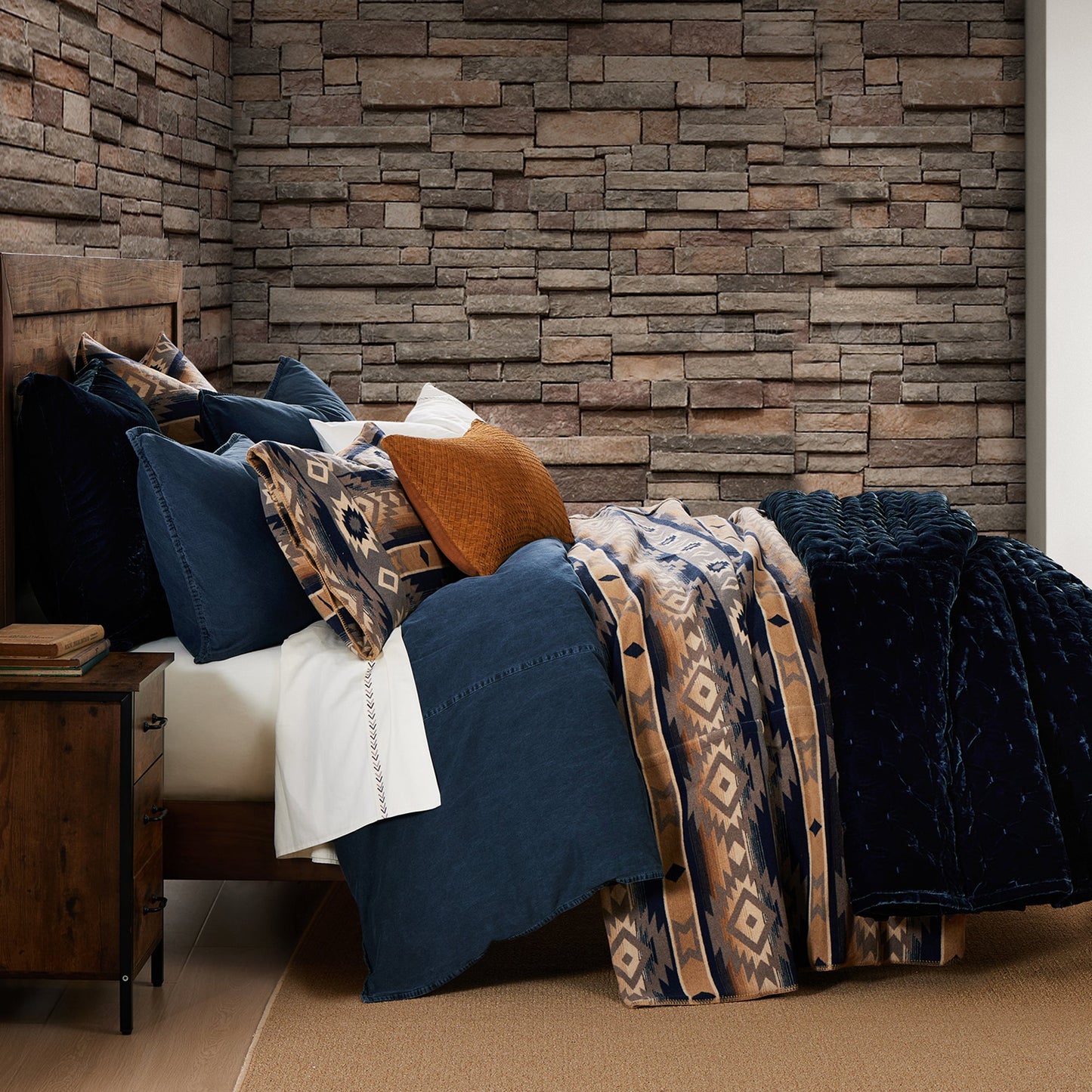 Taos Wool Blend Blanket