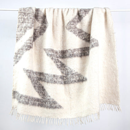 Maguey 100% Wool Handwoven Throw Blanket