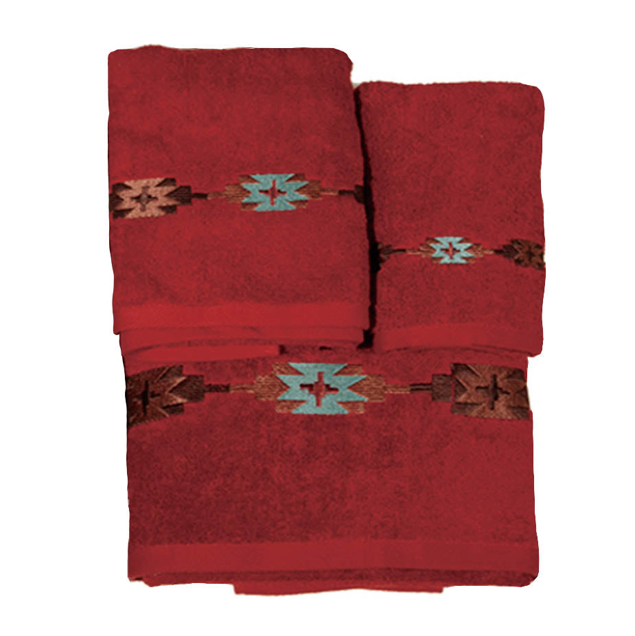 Embroidered Socorro Towel Set, 3 Pc