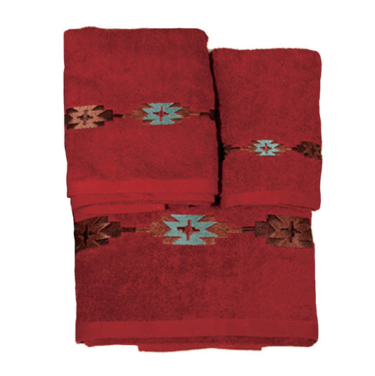 Embroidered Socorro Towel Set, 3 Pc